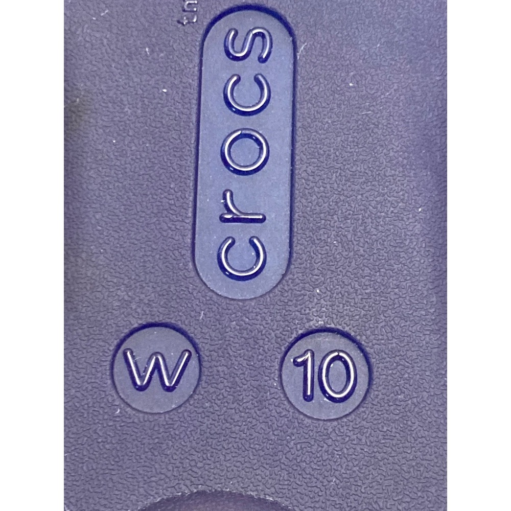 Crocs Isabella Strappy Wedge Sandals Navy Blue Teal Womens 10 Comfort Slip On - Picture 7 of 7
